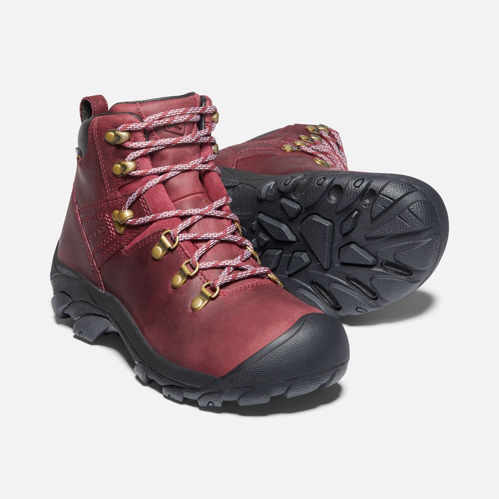 Keen Outdoor Bot Kadın Koyu Kırmızı - Pyrenees - Türkiye TPZK90134